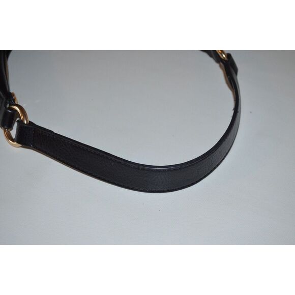 Moda Luxe Black Leather Hobo Shoulder Bag with Braided Detail - Picture 7 of 13